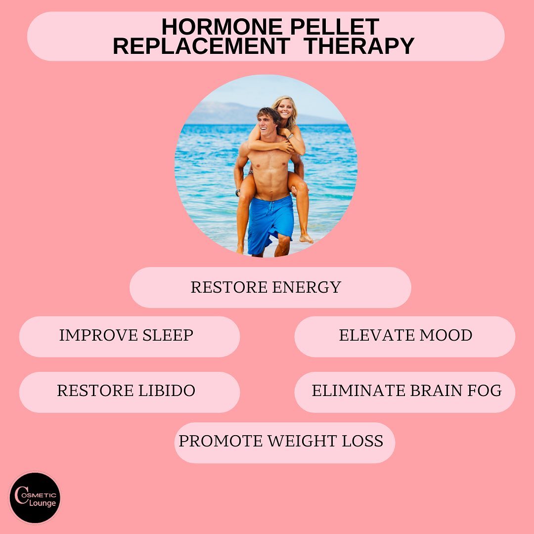 Hormone pellet therapy is a method of replacing hormones by inserting the hormone pellets under the skin which allows for them to release bioidentical hormones. This treatment is available for both men and women and is used for replacing or regulating hormones. 
* 
*
* 
Rebecca Chaudry, NP is coming to Cosmetic Lounge and is offering consults on 10/12 from 10:00 am to 2:00 pm! 
 Open appointments include- 10:00, 10:30,11:30,12:30, 1:00, 1:30

Call or text us at 443-388-2225 to schedule your consult today!
#medspa #hrt #hrtpellets #hrtpellettherapy #hormonereplacementtherapy #consult #cosmeticlounge #cosmeticloungemd